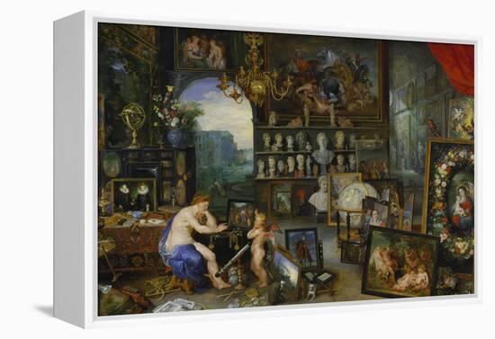 The Sense of Sight. (Executed with Peter Paul Rubens), 1617-Jan Brueghel the Elder-Framed Premier Image Canvas