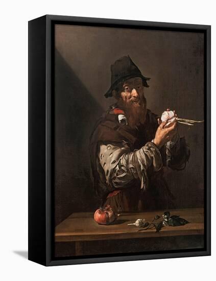 The Sense of Smell, C.1615 (Oil on Canvas)-Jusepe de Ribera-Framed Premier Image Canvas