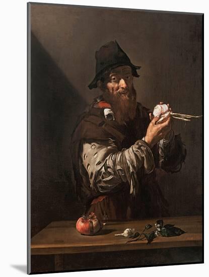 The Sense of Smell, C.1615 (Oil on Canvas)-Jusepe de Ribera-Mounted Giclee Print