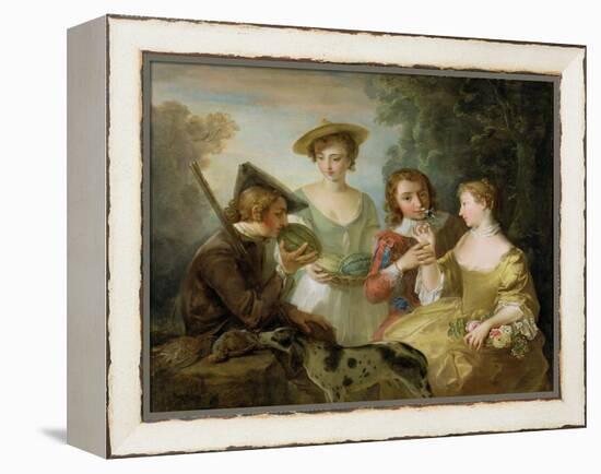 The Sense of Smell, c.1744-47-Philippe Mercier-Framed Premier Image Canvas