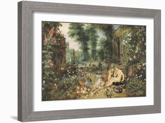 The Sense of Smell-Jan Brueghel the Elder-Framed Giclee Print