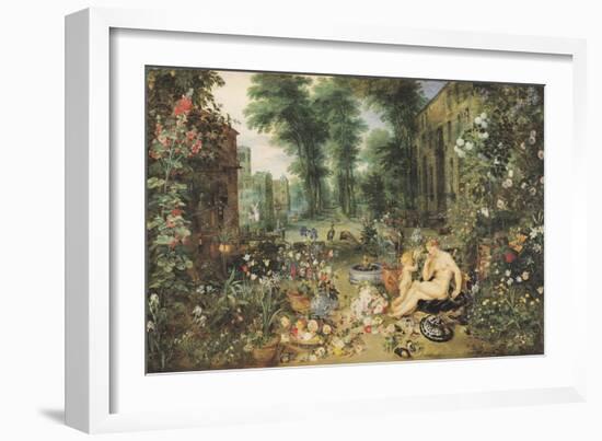 The Sense of Smell-Jan Brueghel the Elder-Framed Giclee Print