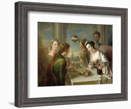 The Sense of Taste, c.1744-47-Philippe Mercier-Framed Giclee Print