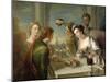 The Sense of Taste, c.1744-47-Philippe Mercier-Mounted Giclee Print