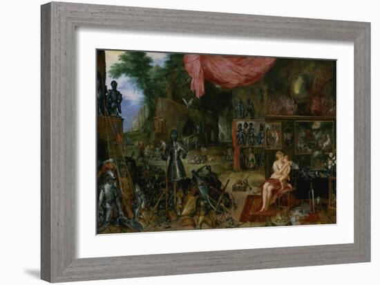 The Sense of Touch-Jan Brueghel the Elder-Framed Giclee Print