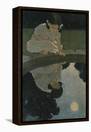 The Senses: Seeing-Jessie Willcox-Smith-Framed Premier Image Canvas