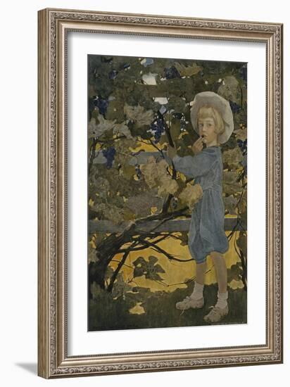 The Senses: Taste-Jessie Willcox-Smith-Framed Giclee Print