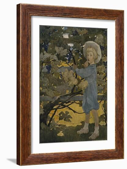 The Senses: Taste-Jessie Willcox-Smith-Framed Giclee Print