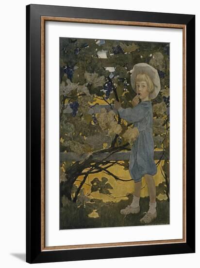 The Senses: Taste-Jessie Willcox-Smith-Framed Giclee Print