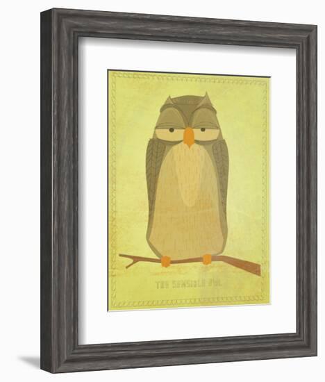 The Sensible Owl-John Golden-Framed Giclee Print