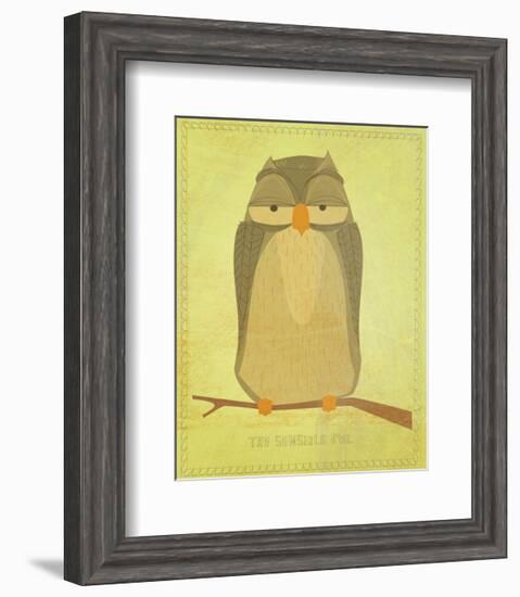 The Sensible Owl-John Golden-Framed Art Print