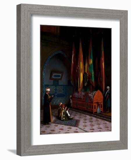 The Sentinel at the Sultan's Tomb, C.1880-Jean Leon Gerome-Framed Giclee Print