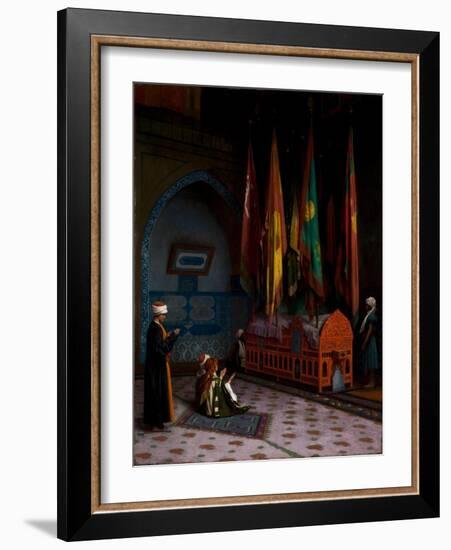 The Sentinel at the Sultan's Tomb, C.1880-Jean Leon Gerome-Framed Giclee Print