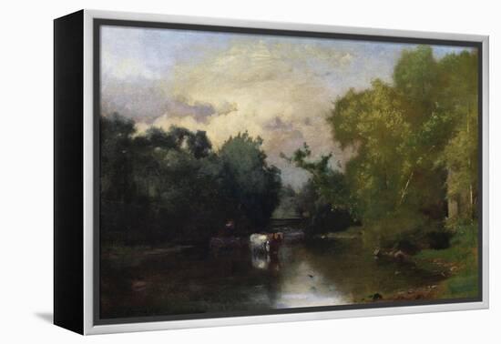 The Sequonac, New Jersey, 1877-Thomas Birch-Framed Premier Image Canvas