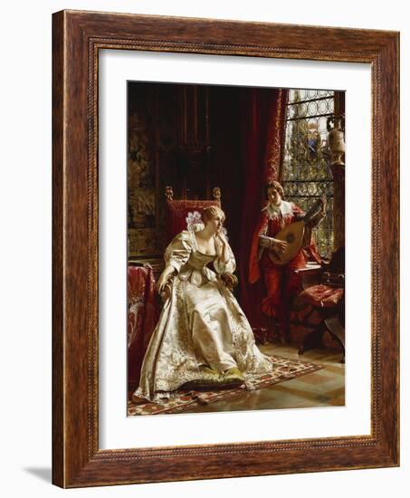 The Seranade-Joseph Frederic Soulacroix-Framed Giclee Print