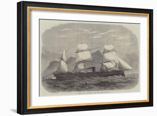 The Serapis, New Troop-Ship for the Indian Service-Edwin Weedon-Framed Giclee Print
