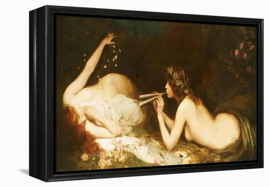 The Serenade-Leonard Raven-hill-Framed Premier Image Canvas