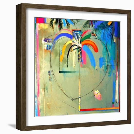 The Serendipity Peek-A-Boo Palm (Hello Freedom)-Andrew Hewkin-Framed Giclee Print