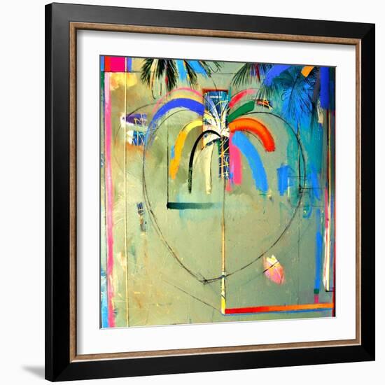 The Serendipity Peek-A-Boo Palm (Hello Freedom)-Andrew Hewkin-Framed Giclee Print