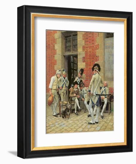 The Sergeant's Portrait, 1874-Jean-Louis Ernest Meissonier-Framed Giclee Print