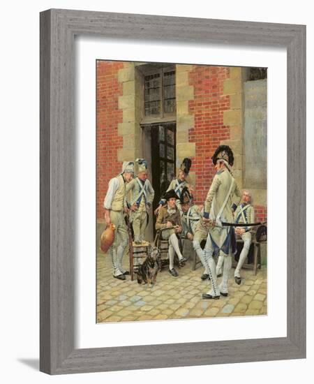 The Sergeant's Portrait, 1874-Jean-Louis Ernest Meissonier-Framed Giclee Print