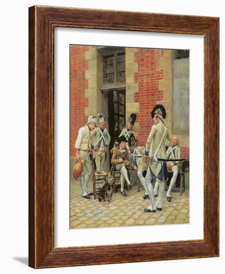 The Sergeant's Portrait, 1874-Jean-Louis Ernest Meissonier-Framed Giclee Print