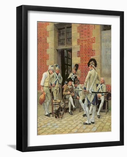 The Sergeant's Portrait, 1874-Jean-Louis Ernest Meissonier-Framed Giclee Print