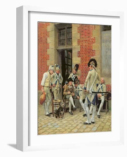 The Sergeant's Portrait, 1874-Jean-Louis Ernest Meissonier-Framed Giclee Print