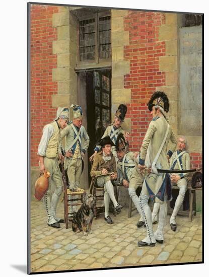 The Sergeant's Portrait, 1874-Jean-Louis Ernest Meissonier-Mounted Giclee Print