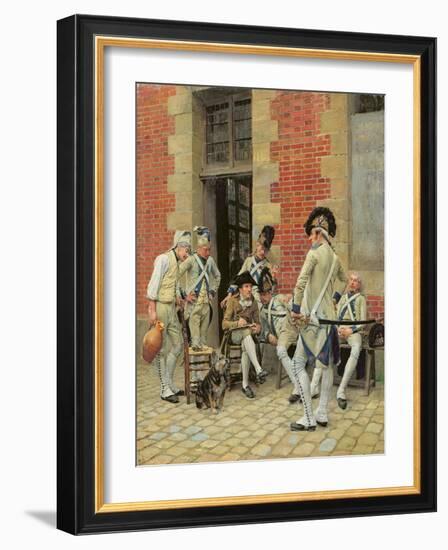 The Sergeant's Portrait, 1874-Jean-Louis Ernest Meissonier-Framed Giclee Print