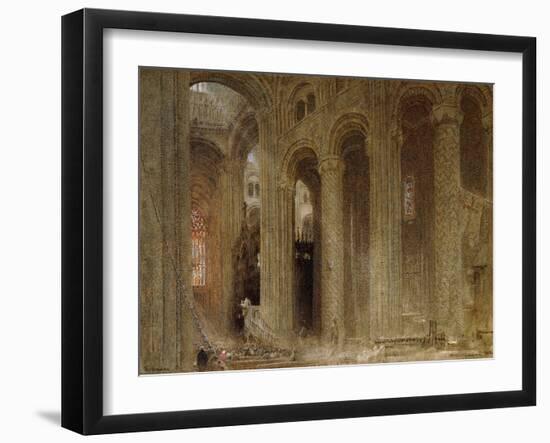 The Sermon (Durham Cathedral)-Albert Goodwin-Framed Giclee Print