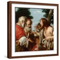 The Sermon of Saint John the Baptist, C. 1644-Bernardo Strozzi-Framed Giclee Print