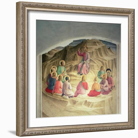 The Sermon on the Mount, 1442-Fra Angelico-Framed Giclee Print