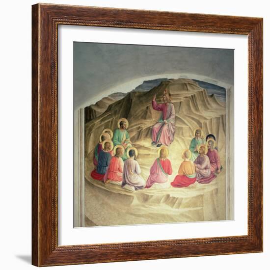 The Sermon on the Mount, 1442-Fra Angelico-Framed Giclee Print