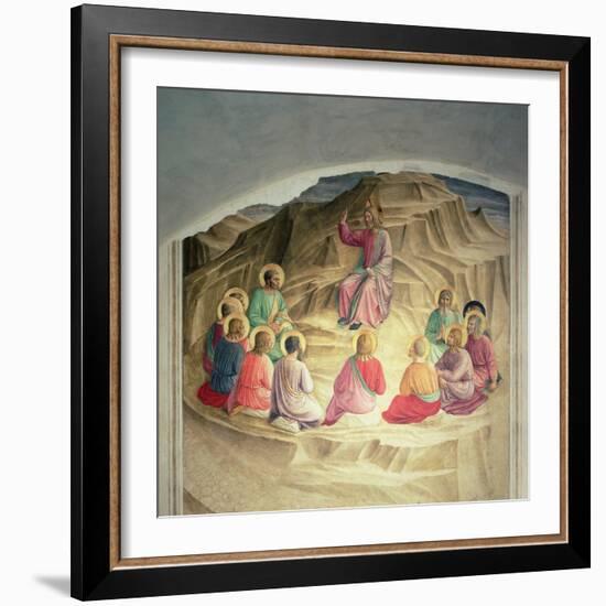 The Sermon on the Mount, 1442-Fra Angelico-Framed Giclee Print