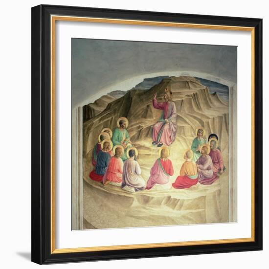 The Sermon on the Mount, 1442-Fra Angelico-Framed Giclee Print