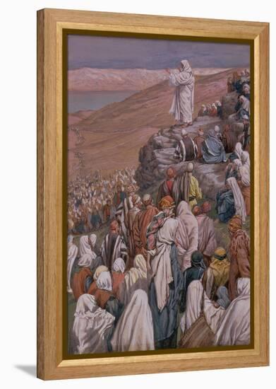 The Sermon on the Mount, Illustration for 'The Life of Christ', C.1886-96-James Tissot-Framed Premier Image Canvas