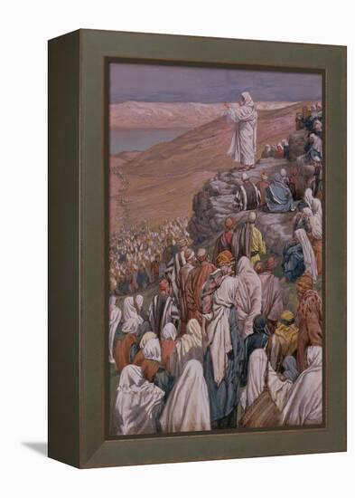 The Sermon on the Mount, Illustration for 'The Life of Christ', C.1886-96-James Tissot-Framed Premier Image Canvas