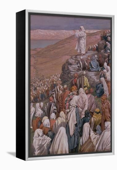 The Sermon on the Mount, Illustration for 'The Life of Christ', C.1886-96-James Tissot-Framed Premier Image Canvas