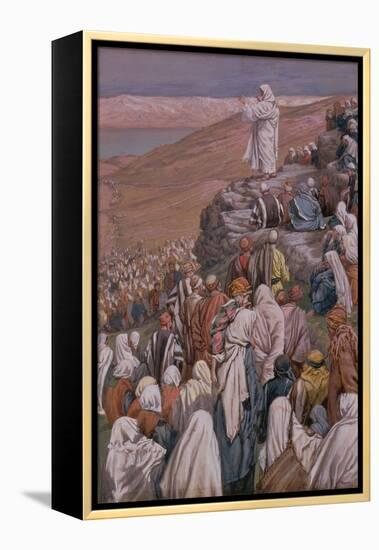 The Sermon on the Mount, Illustration for 'The Life of Christ', C.1886-96-James Tissot-Framed Premier Image Canvas