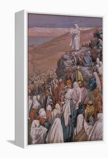 The Sermon on the Mount, Illustration for 'The Life of Christ', C.1886-96-James Tissot-Framed Premier Image Canvas