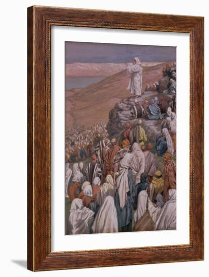 The Sermon on the Mount, Illustration for 'The Life of Christ', C.1886-96-James Tissot-Framed Giclee Print