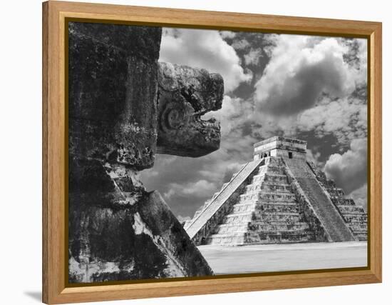 The Serpent And The Pyramid, Chechinitza, Mexico 02-Monte Nagler-Framed Premier Image Canvas