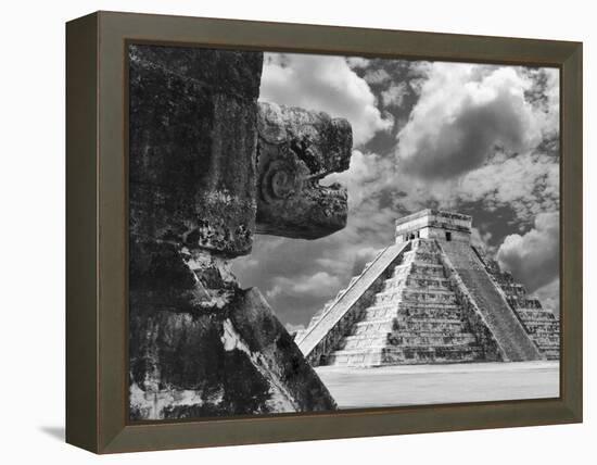 The Serpent And The Pyramid, Chechinitza, Mexico 02-Monte Nagler-Framed Premier Image Canvas