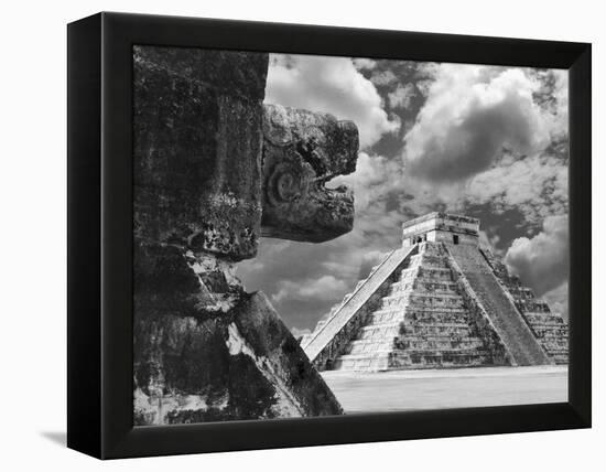 The Serpent And The Pyramid, Chechinitza, Mexico 02-Monte Nagler-Framed Premier Image Canvas