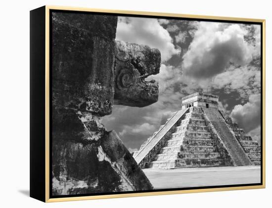 The Serpent And The Pyramid, Chechinitza, Mexico 02-Monte Nagler-Framed Premier Image Canvas