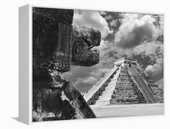 The Serpent And The Pyramid, Chechinitza, Mexico 02-Monte Nagler-Framed Premier Image Canvas