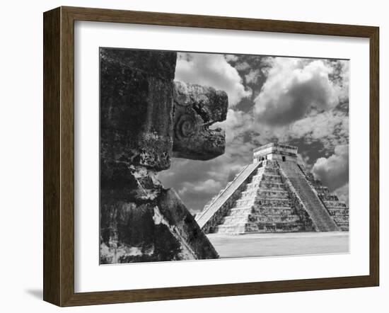 The Serpent And The Pyramid, Chechinitza, Mexico 02-Monte Nagler-Framed Photographic Print