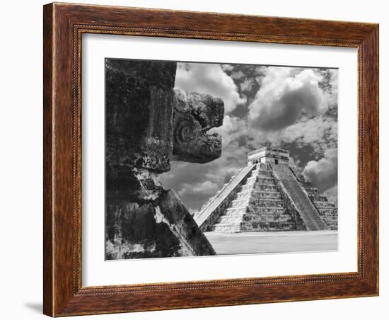 The Serpent And The Pyramid, Chechinitza, Mexico 02-Monte Nagler-Framed Photographic Print