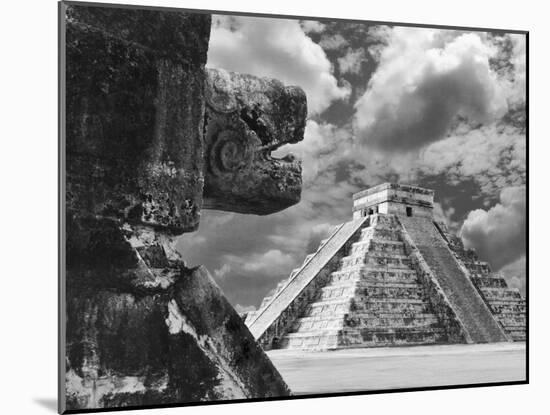 The Serpent And The Pyramid, Chechinitza, Mexico 02-Monte Nagler-Mounted Photographic Print